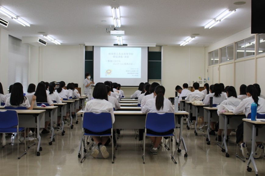 令和6年7月2日岐阜県立長良高等学校キャンパス見学